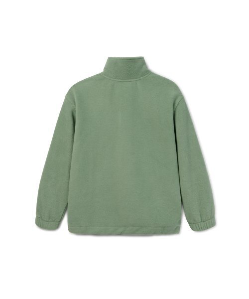 MUSINSA STANDARD KIDS（ムシンサスタンダードキッズ）の「オーバーサイズポーラフリースハーフジップ[セージグリーン]（その他トップス・レディース・その他・100/110/120/130/140/150/160）」の8枚目の写真