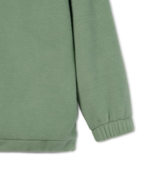 MUSINSA STANDARD KIDS（ムシンサスタンダードキッズ）の「オーバーサイズポーラフリースハーフジップ[セージグリーン]（その他トップス・レディース・その他・100/110/120/130/140/150/160）」の3枚目の写真