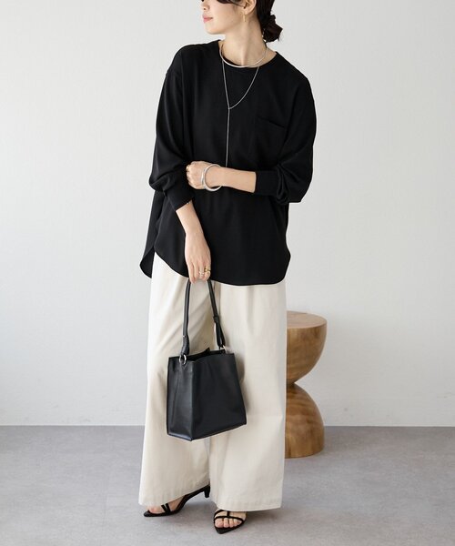 RIVE DROITE（リヴドロワ）の「予約【R.good（アールドットグッド）】ボールスライドラリエット（ネックレス・レディース・ゴールド/シルバー・FREE）」の8枚目の写真