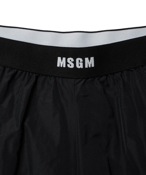 MSGM（エムエスジーエム）の「ジャガードロゴ タフタ バルーンパンツ（その他パンツ・レディース・ブラック/ピンク・40）」の10枚目の写真