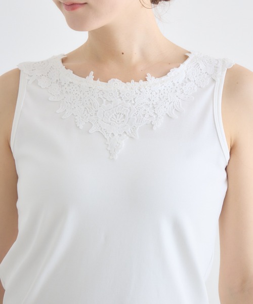 KATHARINE ROSS(キャサリンロス)の「【KATHARINE ROSS】2WAYレースタンクトップ(タンクトップ・レディース・オフホワイト/ブラック・MEDIUM)」の9枚目の写真