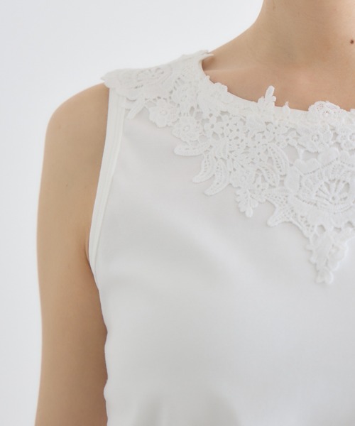 KATHARINE ROSS(キャサリンロス)の「【KATHARINE ROSS】2WAYレースタンクトップ(タンクトップ・レディース・オフホワイト/ブラック・MEDIUM)」の10枚目の写真