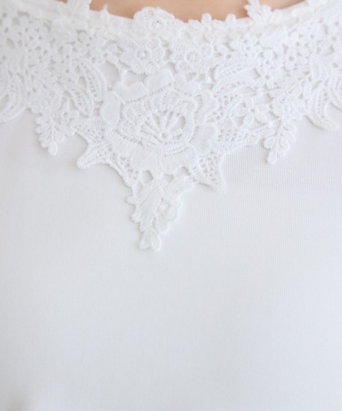 KATHARINE ROSS(キャサリンロス)の「【KATHARINE ROSS】2WAYレースタンクトップ(タンクトップ・レディース・オフホワイト/ブラック・MEDIUM)」の12枚目の写真