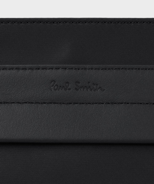 Paul Smith(ポールスミス)の「ナイロンブライトストライプトリム ショルダーバッグ【553405 N082S】(ショルダーバッグ・メンズ・ブラック/ネイビー・FREE)」の7枚目の写真