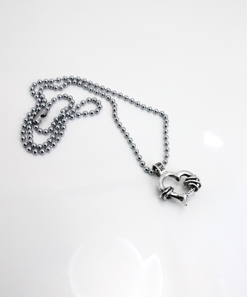 GODSIZE スタンプワークハートペンダント ゴッドサイズ シルバー925 楽天市場】【GODSIZE ゴッドサイズ】THORNY HEART PENDANT / ソーニー