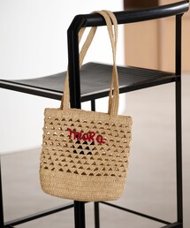BEAUTY&YOUTH UNITED ARROWS | 【別注】<MIORA>ラフィア ロゴ トートバッグ(かごバッグ)