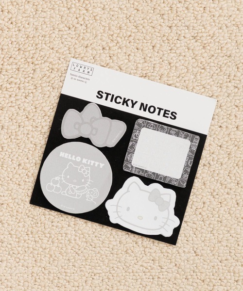 Me%(ミィパーセント)の「【HELLO KITTY】付箋SET 652825(ステーショナリー・レディース・レッド/ゴールド/ブラック・FREE)」の1枚目の写真