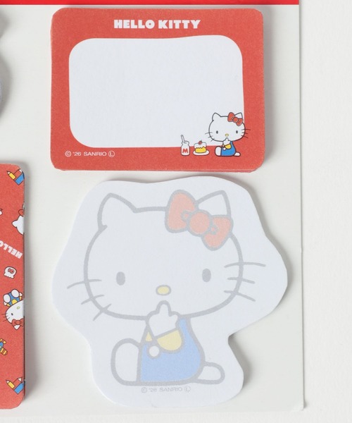 Me%(ミィパーセント)の「【HELLO KITTY】付箋SET 652825(ステーショナリー・レディース・レッド/ゴールド/ブラック・FREE)」の11枚目の写真