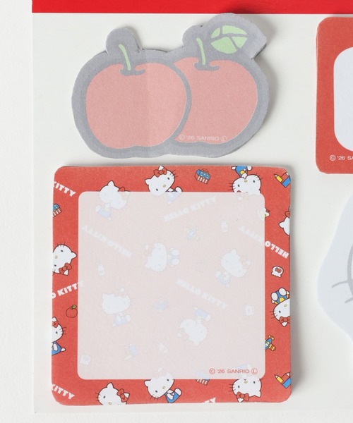 Me%(ミィパーセント)の「【HELLO KITTY】付箋SET 652825(ステーショナリー・レディース・レッド/ゴールド/ブラック・FREE)」の12枚目の写真
