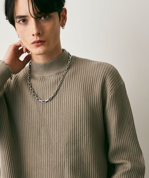 Укорочённый ребристый вязаный свитер — Cropped Rib Knit Sweater