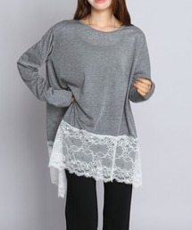 Tシャツ/カットソー（グレー/灰色系・レース）ファッション通販 - ZOZOTOWN