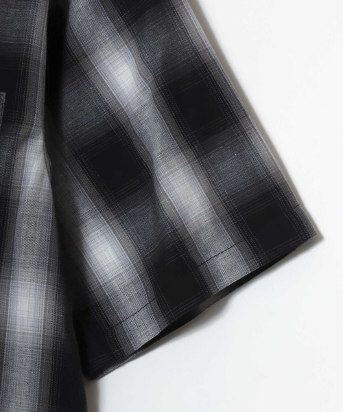 BEN DAVIS（ベンデイビス）の「BEN DAVIS/ベンデイビス DRIVE EMB PLAID OC SS SHIRT/オーバーサイズ チェック バックプリント刺繍 オープンカラー 半袖シャツ/レディース メンズ（シャツ/ブラウス・メンズ・ブラウン/ブラック/オレンジ・XL/L/M）」の20枚目の写真