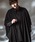 NO ID.�i�m�[�A�C�f�B�j�́u�yNO ID.�zDrawstrings High Collar Poncho / �h���[�X�g�����O�X�n�C�J���[�|���`���i�|���`���j�v�b�u���b�N