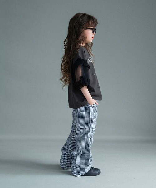 BRANSHES（ブランシェス）の「【WEB限定】2WAYギンガムチェックパンツ（その他パンツ・キッズ・ブラック/レッド・130/120/110/100/150/140）」の15枚目の写真