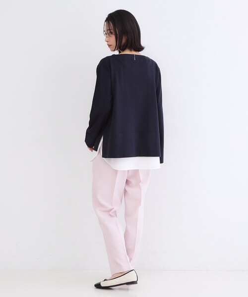 OPAQUE.CLIP（オペークドットクリップ）の「レイヤードドッキングタンクトップ【洗濯機OK】（タンクトップ・レディース・ホワイト系1/ホワイト・38/40/42）」の5枚目の写真