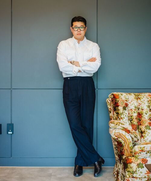 BELLIEF(ベリーフ)の「Essential Denim Twill Adjust 2-Pleated Relaxed Chino (Indigo)(その他パンツ・メンズ・その他・X-LARGE/MEDIUM/LARGE)」の2枚目の写真