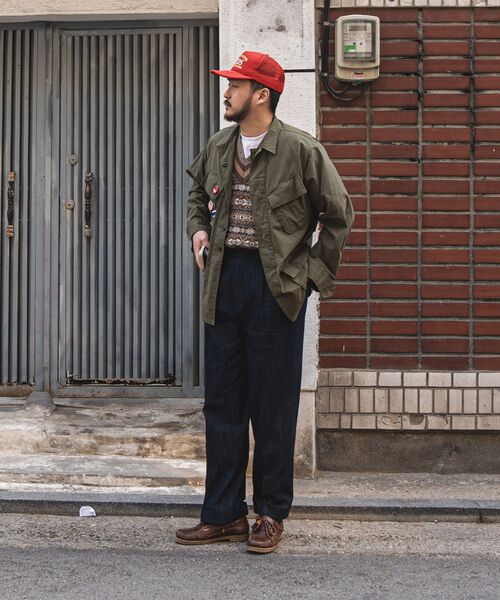 BELLIEF(ベリーフ)の「Essential Denim Twill Adjust 2-Pleated Relaxed Chino (Indigo)(その他パンツ・メンズ・その他・X-LARGE/MEDIUM/LARGE)」の3枚目の写真