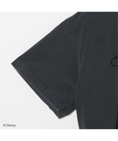 HELIOPOLE（エリオポール）の「MICKEYMOUSE T-SHIRTS（Tシャツ/カットソー・レディース・チャコールグレー・MEDIUM）」の3枚目の写真