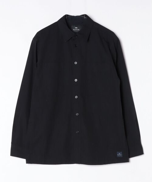 PS Paul Smith(ピーエスポールスミス)の「コットンリップストップ シャツブルゾン / 162113 413Z(ブルゾン・メンズ・ダークオリーブ/ブラック・X-LARGE/LARGE/MEDIUM/SMALL/XX-LARGE)」の2枚目の写真