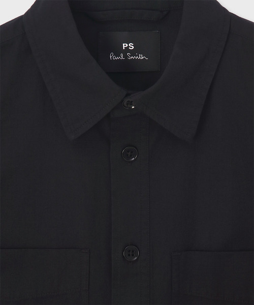 PS Paul Smith(ピーエスポールスミス)の「コットンリップストップ シャツブルゾン / 162113 413Z(ブルゾン・メンズ・ダークオリーブ/ブラック・X-LARGE/LARGE/MEDIUM/SMALL/XX-LARGE)」の3枚目の写真