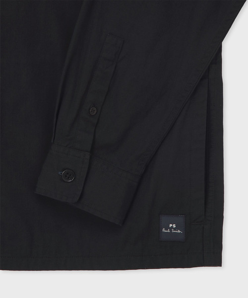PS Paul Smith(ピーエスポールスミス)の「コットンリップストップ シャツブルゾン / 162113 413Z(ブルゾン・メンズ・ダークオリーブ/ブラック・X-LARGE/LARGE/MEDIUM/SMALL/XX-LARGE)」の4枚目の写真