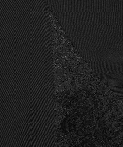 HARE（ハレ）の「ジャガードキリカエハーフジッププルオーバー(HARE)（シャツ/ブラウス・メンズ・ブラック/グレー系その他・FREE）」の3枚目の写真