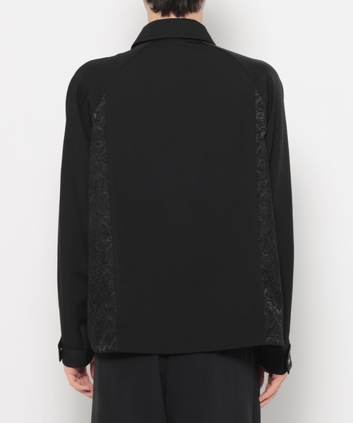 HARE（ハレ）の「ジャガードキリカエハーフジッププルオーバー(HARE)（シャツ/ブラウス・メンズ・ブラック/グレー系その他・FREE）」の5枚目の写真