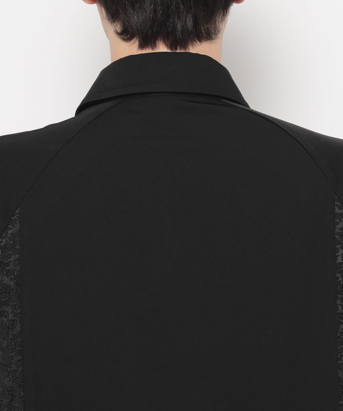 HARE（ハレ）の「ジャガードキリカエハーフジッププルオーバー(HARE)（シャツ/ブラウス・メンズ・ブラック/グレー系その他・FREE）」の7枚目の写真