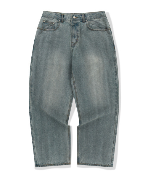 WKNDRS（ウィーキャンドース）の「FACE DENIM PANTS (L.DENIM)（デニムパンツ・レディース・その他・SMALL/MEDIUM/LARGE/X-LARGE）」の2枚目の写真