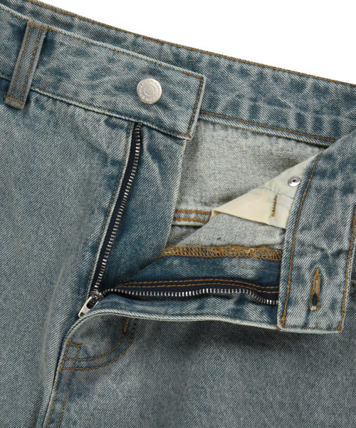 WKNDRS（ウィーキャンドース）の「FACE DENIM PANTS (L.DENIM)（デニムパンツ・レディース・その他・SMALL/MEDIUM/LARGE/X-LARGE）」の3枚目の写真