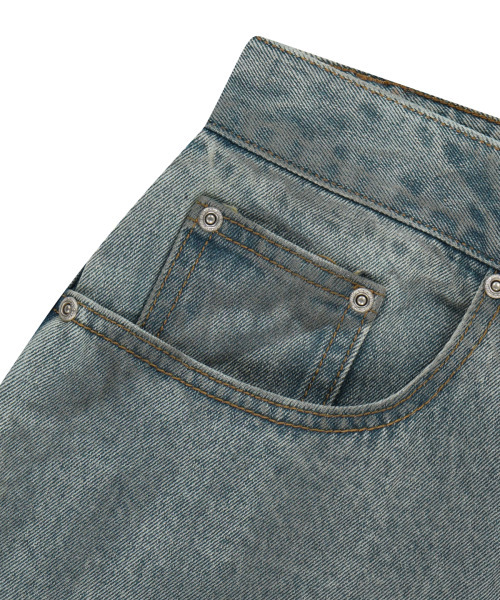 WKNDRS（ウィーキャンドース）の「FACE DENIM PANTS (L.DENIM)（デニムパンツ・レディース・その他・SMALL/MEDIUM/LARGE/X-LARGE）」の4枚目の写真