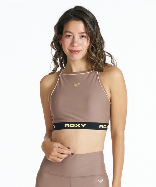 ROXY(ロキシー)の「ROXY/ロキシー ブラトップ タンクトップ アメスリ 水陸両用 フィットネス UVカット TIDEWAY AMERICAN SLEEVE RBR261612M UT(タンクトップ・レディース・ブラック/ブラウン/ブルー/レンガ・M/L)」の3枚目の写真