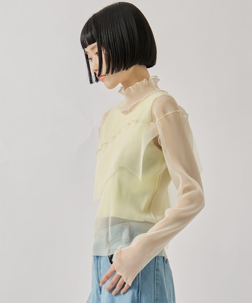 kotohayokozawa/コトハヨコザワ】GHOST TODO TOP *LONGSLEEVE HIGHNECK