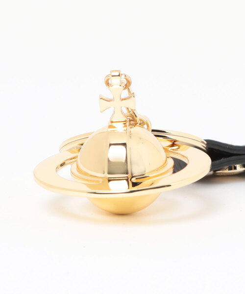 Vivienne Westwood（ヴィヴィアンウエストウッド）の「3D ORB LIGHT GOLD（キーケース/キーアクセサリー・レディース・ブラック・FREE）」の3枚目の写真