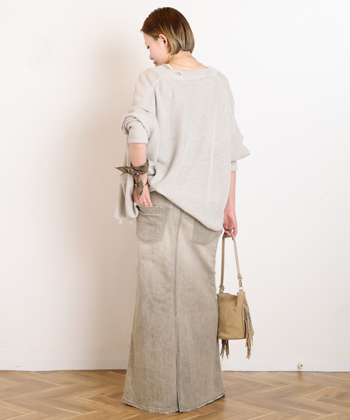 AP STUDIO（エーピーストゥディオ）の「ダメージカーディガン（カーディガン/ボレロ・レディース・アイボリー/ウッド・FREE）」の3枚目の写真