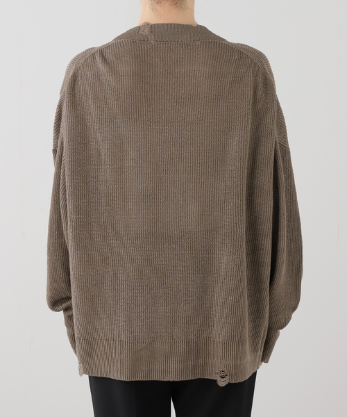 AP STUDIO（エーピーストゥディオ）の「ダメージカーディガン（カーディガン/ボレロ・レディース・アイボリー/ウッド・FREE）」の12枚目の写真