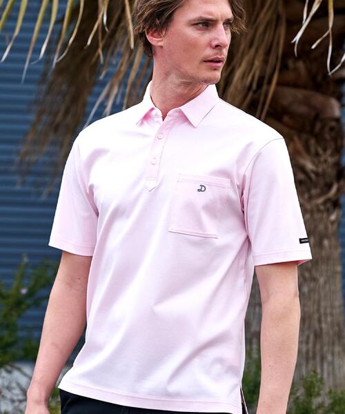 DRESSTERIOR(ドレステリア)の「【接触冷感/抗菌防臭/消臭/Safari5月号掲載】ICE CLEAR COTTON オーバーフィットポロシャツ(ポロシャツ・メンズ・ホワイト/ブラウン系その他/ブラック/ネイビー/ピンク・91/90/92/94)」の15枚目の写真