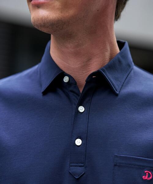 DRESSTERIOR(ドレステリア)の「【接触冷感/抗菌防臭/消臭/Safari5月号掲載】ICE CLEAR COTTON オーバーフィットポロシャツ(ポロシャツ・メンズ・ホワイト/ブラウン系その他/ブラック/ネイビー/ピンク・91/90/92/94)」の20枚目の写真