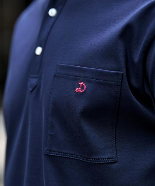 DRESSTERIOR(ドレステリア)の「【接触冷感/抗菌防臭/消臭/Safari5月号掲載】ICE CLEAR COTTON オーバーフィットポロシャツ(ポロシャツ・メンズ・ホワイト/ブラウン系その他/ブラック/ネイビー/ピンク・91/90/92/94)」の21枚目の写真