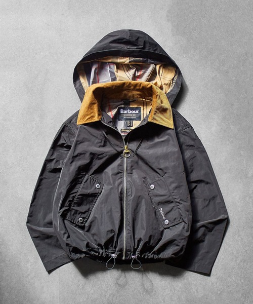 Barbour(バブアー)の「(BARBOUR)WEAVER SHOWERPROOF JACKET(ブルゾン・レディース・ブラック/カーキ・M)」の1枚目の写真