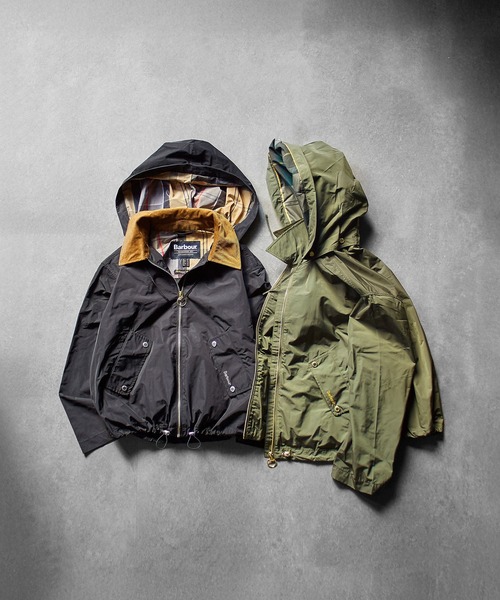 Barbour(バブアー)の「(BARBOUR)WEAVER SHOWERPROOF JACKET(ブルゾン・レディース・ブラック/カーキ・M)」の3枚目の写真