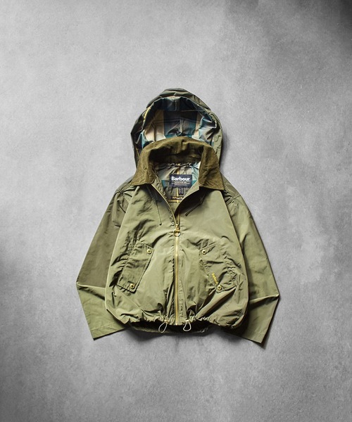 Barbour(バブアー)の「(BARBOUR)WEAVER SHOWERPROOF JACKET(ブルゾン・レディース・ブラック/カーキ・M)」の5枚目の写真