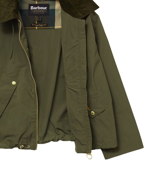 Barbour(バブアー)の「(BARBOUR)WEAVER SHOWERPROOF JACKET(ブルゾン・レディース・ブラック/カーキ・M)」の13枚目の写真