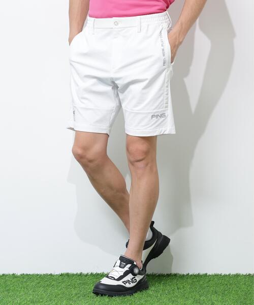 PING(ピン)の「【PING APPAREL】全方向ストレッチ 緯二重ショートパンツ <GOLD> (MENS)(その他パンツ・メンズ・ホワイト/ブラック/ベージュ・M/LL/LL1/S/L)」の1枚目の写真