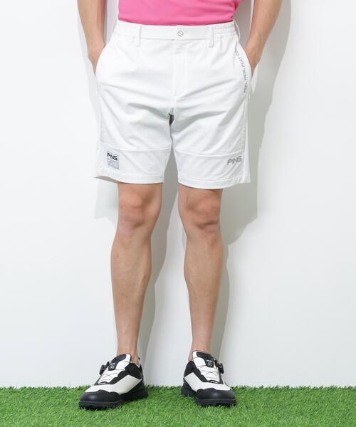 PING(ピン)の「【PING APPAREL】全方向ストレッチ 緯二重ショートパンツ <GOLD> (MENS)(その他パンツ・メンズ・ホワイト/ブラック/ベージュ・M/LL/LL1/S/L)」の7枚目の写真