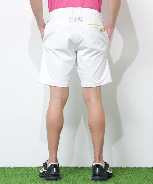 PING(ピン)の「【PING APPAREL】全方向ストレッチ 緯二重ショートパンツ <GOLD> (MENS)(その他パンツ・メンズ・ホワイト/ブラック/ベージュ・M/LL/LL1/S/L)」の8枚目の写真