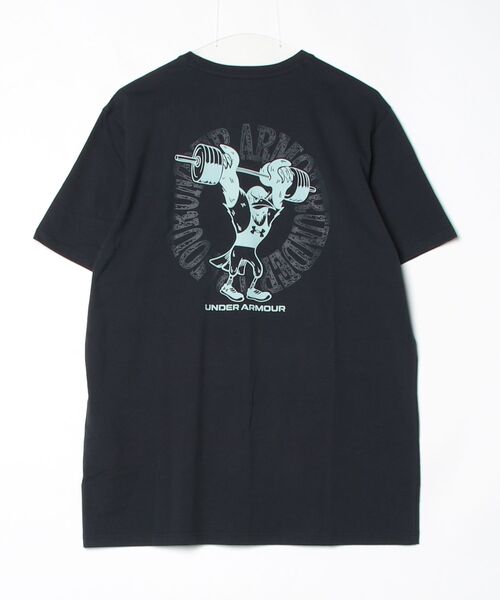 UNDER ARMOUR（アンダーアーマー）の「【別注】アンダーアーマー  UAパフォーマンスコットン グラフィック ショートスリーブ Tシャツ 限定コラボ（Tシャツ/カットソー・メンズ・ブラック/ホワイト/ダークブルー・S/M/L/LL/3L）」の15枚目の写真
