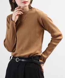 袖スリットプルオーバー 長袖