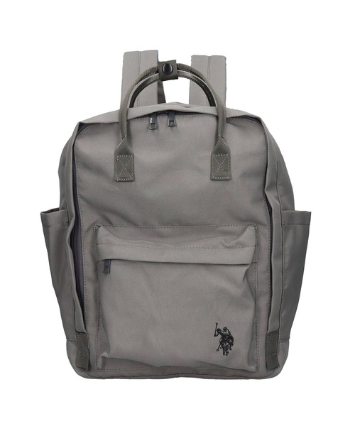 U.S. POLO ASSN.（ユーエスポロアッスン）の「【U.S. POLO ASSN.】スクエアバックパック　USPA-2740（バックパック/リュック・レディース・オフホワイト/ブルー/グレー/ブラック/ピンク/グリーン/レッド/ベージュ/イエロー/ネイビー・FREE）」の3枚目の写真