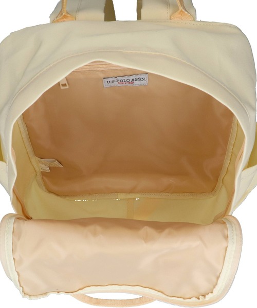 U.S. POLO ASSN.（ユーエスポロアッスン）の「【U.S. POLO ASSN.】スクエアバックパック　USPA-2740（バックパック/リュック・レディース・オフホワイト/ブルー/グレー/ブラック/ピンク/グリーン/レッド/ベージュ/イエロー/ネイビー・FREE）」の13枚目の写真